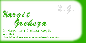 margit greksza business card